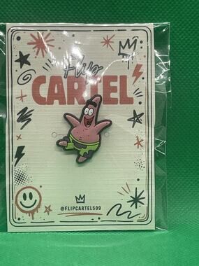 SpongeBob SquarePants Patrick Star PVC Rubber Hat Pin Collectible